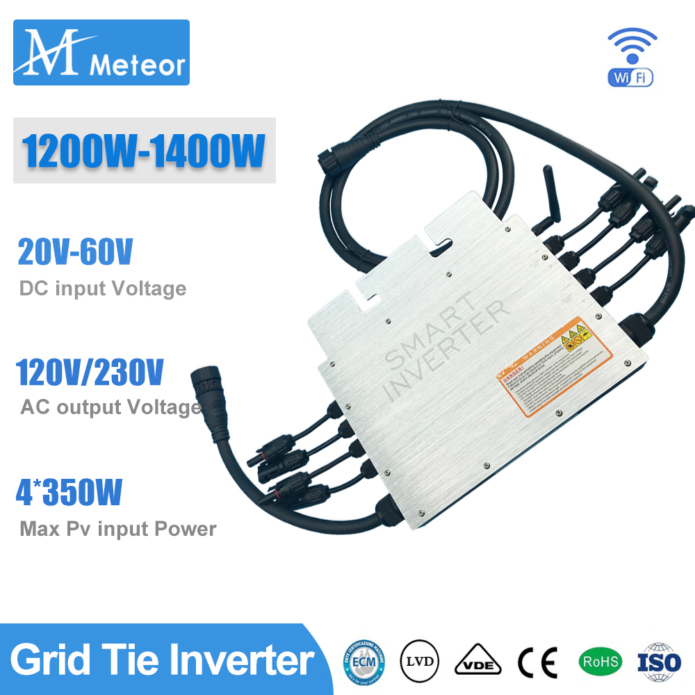 Micro Inverter 1400W Solar Grid Tie - 1200 W 1400 W Solar Grid