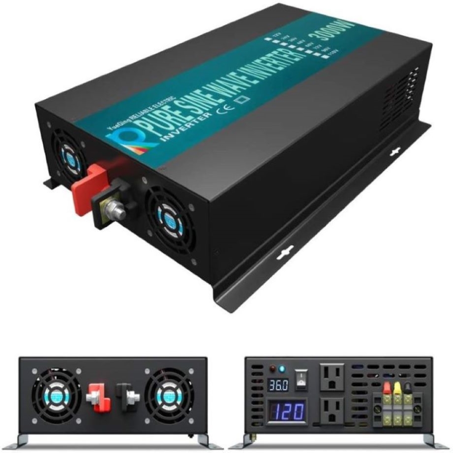 Inverter Pure Sine Wave 60Hz 120V 3000W - Reiner Sinus-Wechselrichter, 3000 W, Solarpanel-Generator, Stromversorgung,