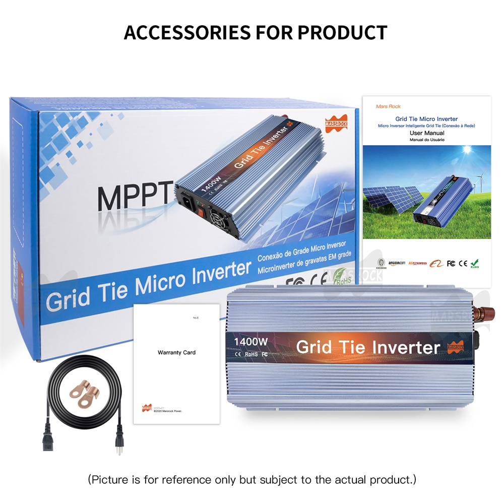 1000-1400W Netzgekoppelter Mik – Micro Inverter 1400W Solar Grid Tie Bewertung und Preis