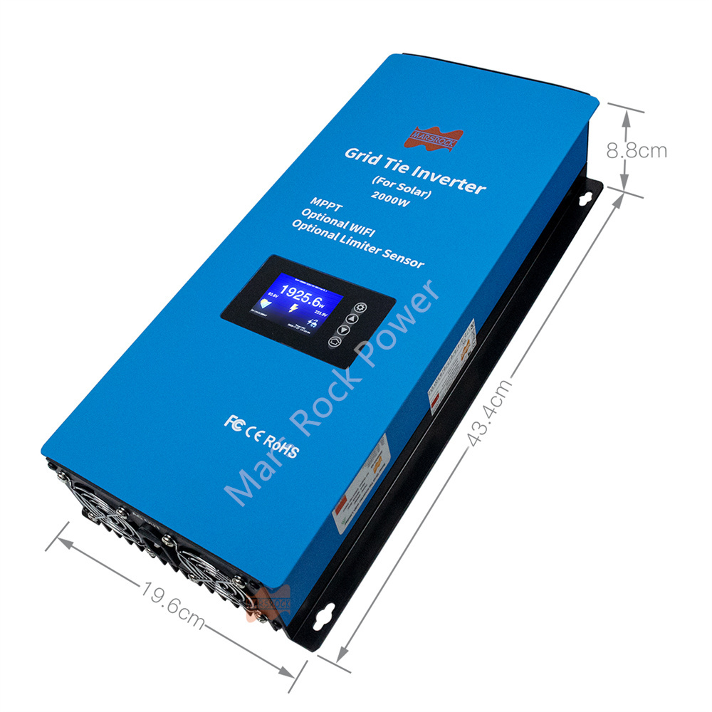 2000W Solar-Netzwechselrichter – Grid Tie Inverter Limiter 2000W Bewertung und Preis