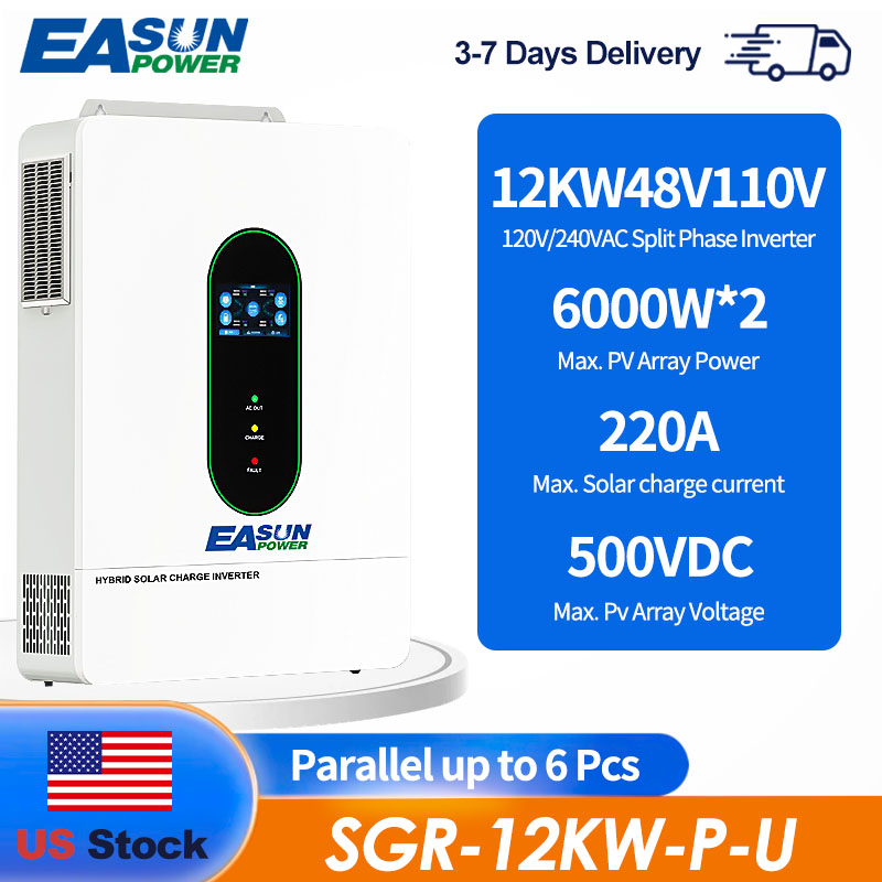 EASUN US 12KW 12000W Split-Pha – Grid Tie Inverter Limiter 2000W Bewertung und Preis