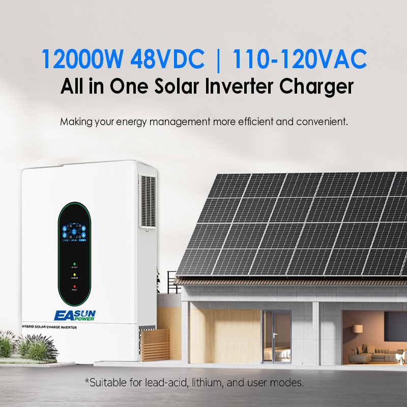 EASUN US 12KW 12000W Split-Pha – Grid Tie Inverter Limiter 2000W Bewertung und Preis